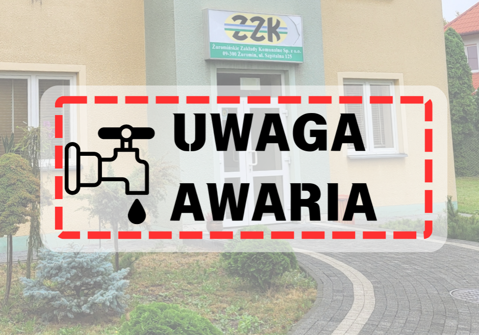 Awaria wodociągu Żuromin