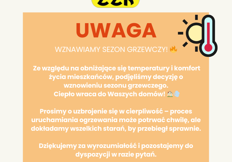Wznowienie sezonu grzewczego