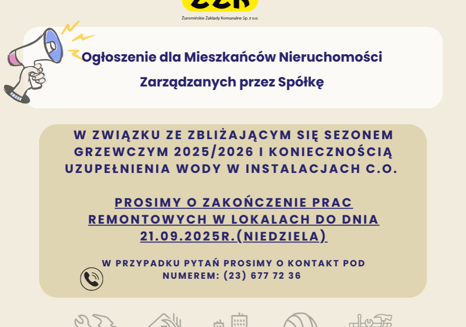 Informacja dla mieszkańców