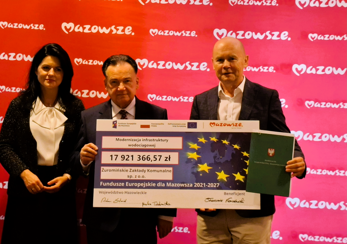 Prawie 18 milionów złotych dla Żuromińskich Zakładów Komunalnych Sp. z o.o.