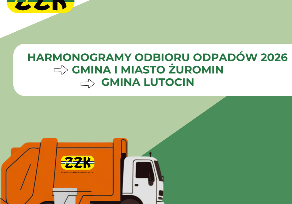 Nowe harmonogramy odbioru odpadów