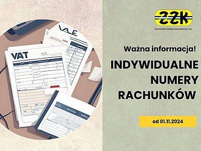 Nowość! Indywidualne rachunki dla każdego kontrahenta