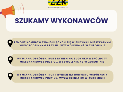 Szukamy Wykonawców