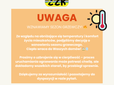 Wznowienie sezonu grzewczego