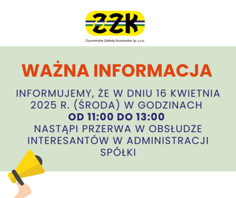WAŻNA INFORMACJA