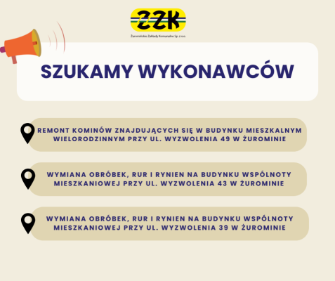 Szukamy Wykonawców