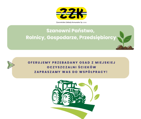 Informacja w sprawie osadu ściekowego